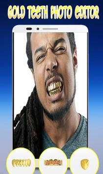 Fake Gold teeth Photo Editor 3 تصوير الشاشة