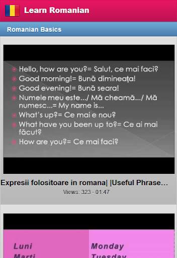 Rumänisch Lernen screenshot 2