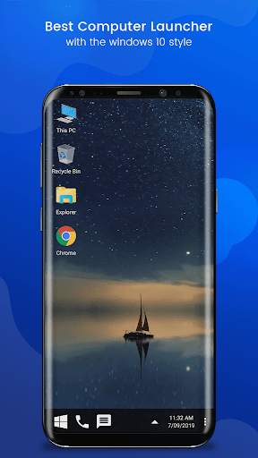 Computer Launcher - Win 10 स्क्रीनशॉट 1