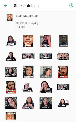 Funny Sticker Keanu Agl - WAStickerApps screenshot 3