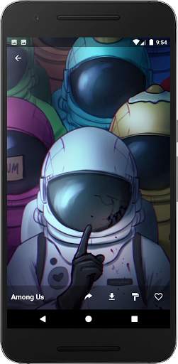 Among Us Wallpapers 3D screenshot 2
