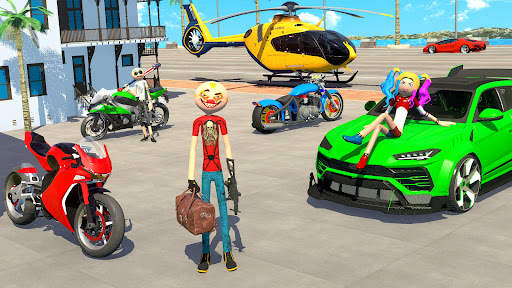 Gangster Bike Crime City Game screenshot 2