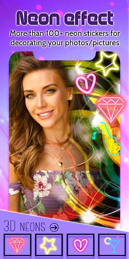 Neon effect Photo screenshot 3