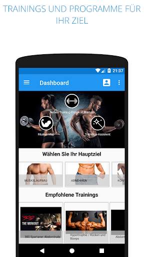 mein Training - Sport Fitness &  Muskelaufbau screenshot 1