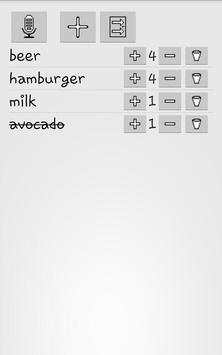 Vocal Shopping List screenshot 1