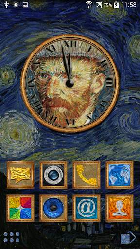 Smart Launcher Theme VanGogh screenshot 1