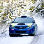 Rally Car Racing Wallpaper logo