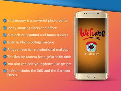 InstaSnappy Pro S Camera photo editor screenshot 1