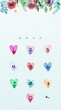 Green Applock Theme Garden screenshot 2