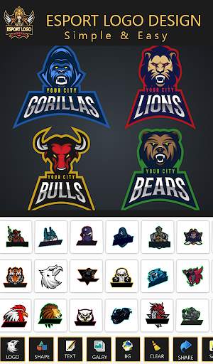 Logo Esport Maker - Gaming Logo Maker 2021 screenshot 7