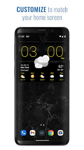 Sense V2 Flip Clock & Weather screenshot 6