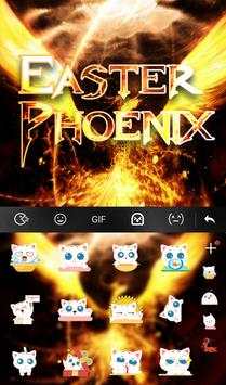 Easter Phoenix Keyboard Theme 5 تصوير الشاشة