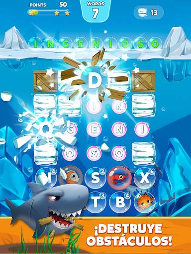 Bubble Words - Juego de conectar letras screenshot 7