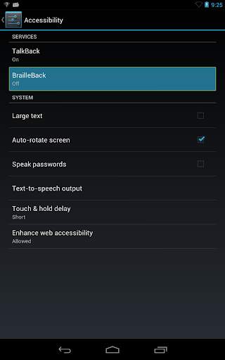 Google BrailleBack screenshot 2