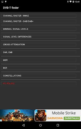 DVB-T finder screenshot 13