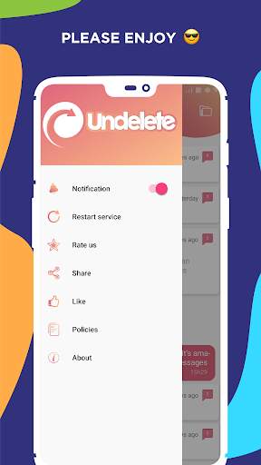 Undelete - Recover deleted messages on WhatsApp screenshot 3
