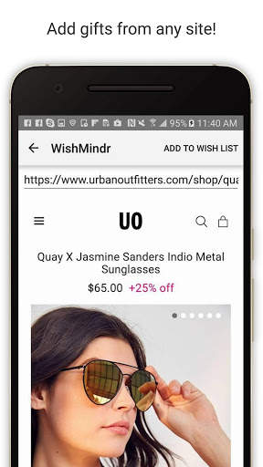 WishMindr Wish Lists & Gift Registry screenshot 1