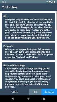 Likes for Instagram screenshot 2