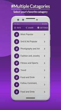 Insta Hashtage-Best instagram Hashtags 2019 screenshot 2