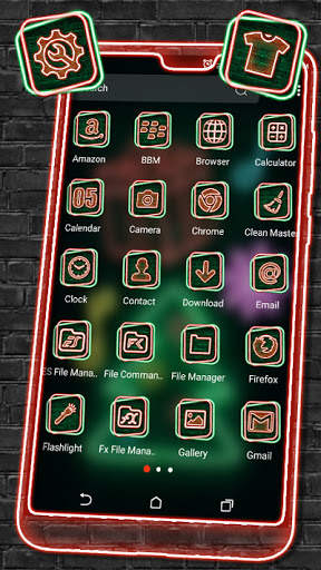 Christmas Neon Theme screenshot 2