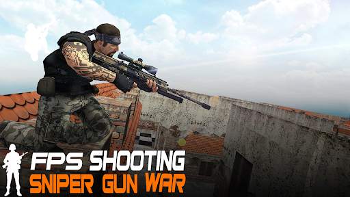 FPS Sniper Shooting Gun Strike-Modern War Game screenshot 1