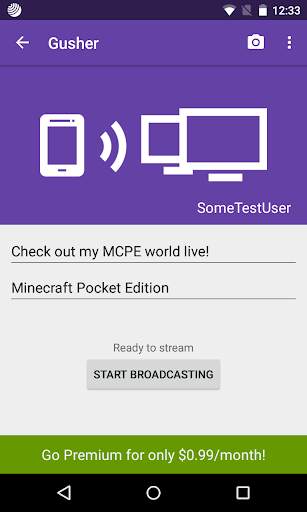 Gusher - Screen Broadcaster screenshot 1