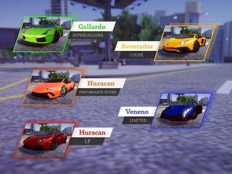 Lamborghini Car Racing Simulator City screenshot 8