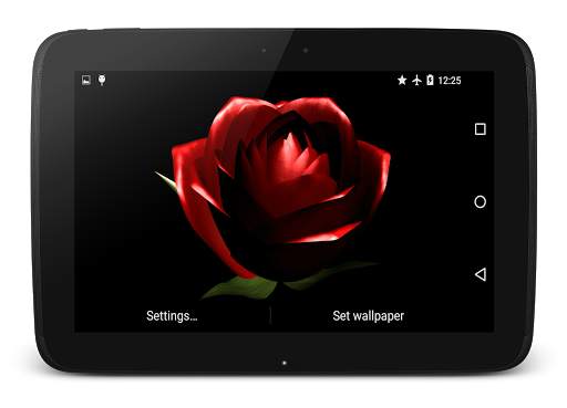 Red Rose 3D Video Theme screenshot 6