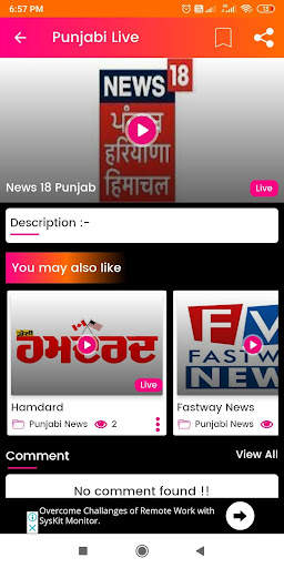 Punjabi Live TV News screenshot 2