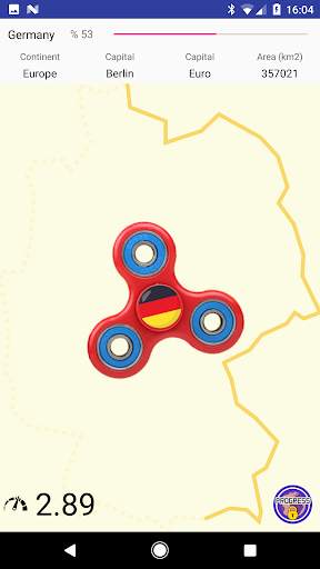 ߷ Fidget Flag Spinner ߷ World Flags Game screenshot 3