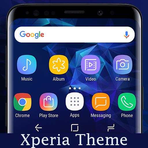 Galaxy S9 blue | Xperia™ Theme 1.0.1