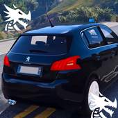 City Driving Peugeot Car Simulator 1