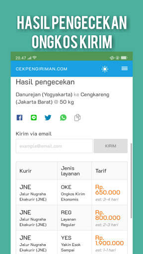 CEKI : Cek Ongkir dan Resi screenshot 3