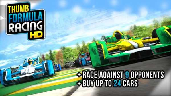 Thumb Formula Racing screenshot 1