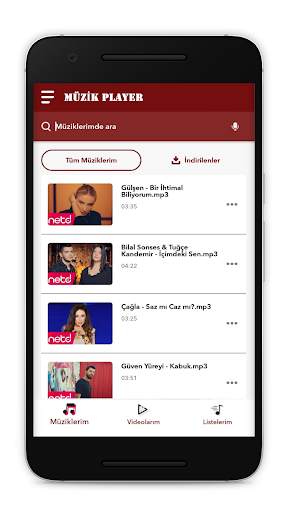 Müzik Player screenshot 1