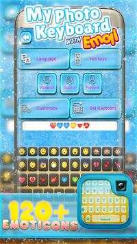 My Photo Keyboard with Emoji screenshot 5