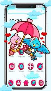 Love Birds Couple Theme screenshot 1