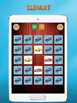 Car memory games pictures for kids and adults screenshot 7