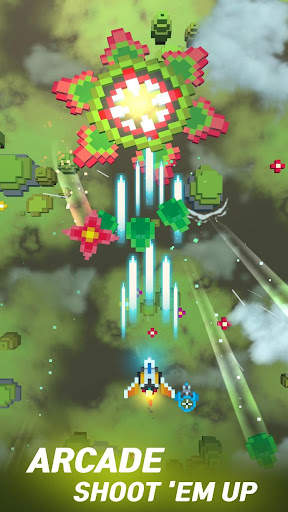 Sky Wings:Pixel-Kampfschiff 3D screenshot 1