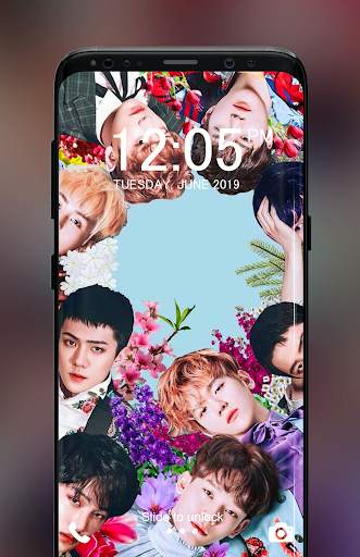 EXO Photo Lock Screen App screenshot 1