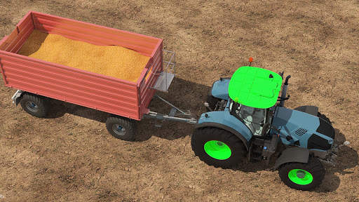 Heavy Tractor Trolley Cargo Sim: Farming Game 2020 screenshot 3