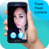 Front Flash camera hd selfie camera icon