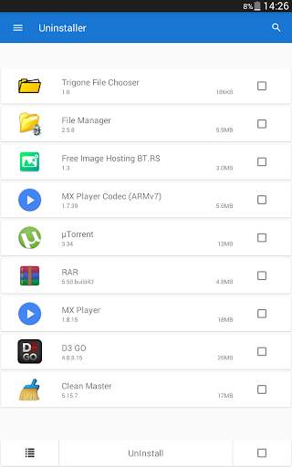 Uninstaller 5 تصوير الشاشة