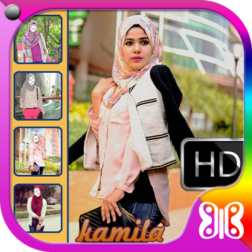 Hijab Jeans Selfie Camera icon