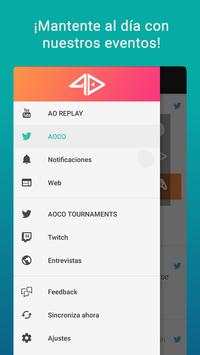 AOCO events screenshot 1