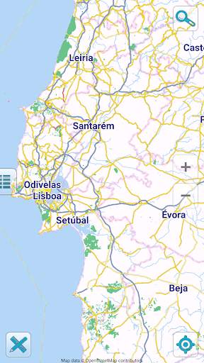 Map of Portugal offline screenshot 1