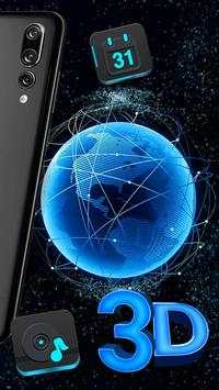 3D Technology Live Launcher Theme🌍 screenshot 3