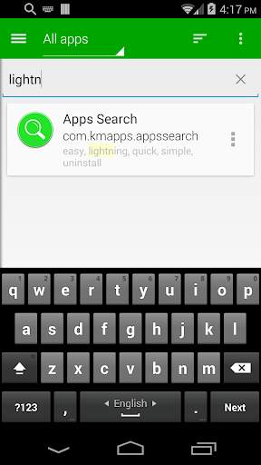 Apps Search screenshot 1