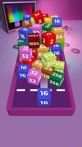 Chain Cube 2048: 3D Merge Game screenshot 4