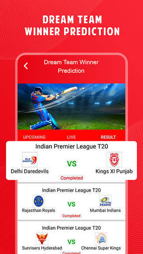 Dream Team 11 - Fantasy IPL Cricket prediction app screenshot 1
